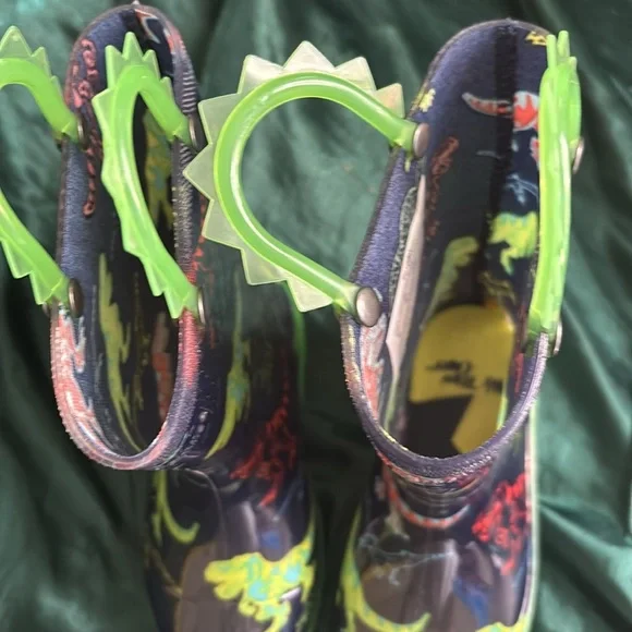 Kids Dinosaur Rain Boots - Multicolor - Picture 3 of 3